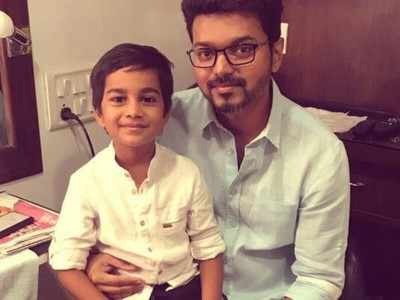 'Mersal' Vijay's son wishes to act with Thala Ajith