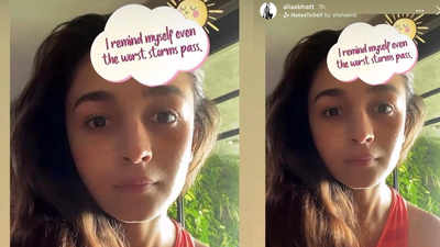 Alia Bhatt shares a cute selfie with sister Shaheen Bhatt's 'Note To Self' filter