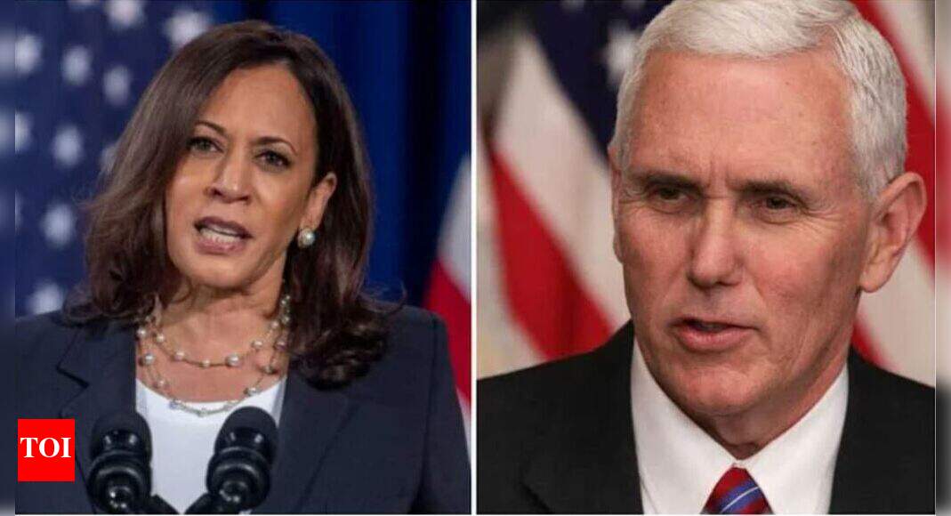 Vice Presidential Debate 2020: Mike Pence, Kamala Harris to clash in VP ...