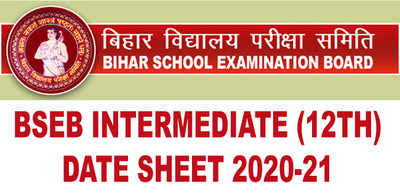 BSEB 12th Exam Date Sheet 2021: Bihar Intermediate board exam time ...