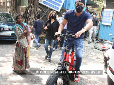 Photos: Is Ranbir Kapoor’s new bike a gift from girlfriend Alia Bhatt? Fans seem to think so