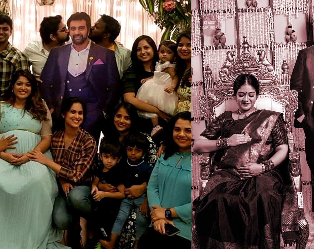 
These photos of Meghana Raj posing with her late husband Chiranjeevi Sarja's cutout at her baby shower will leave you emotional
