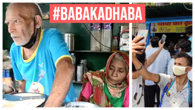 Delhi: Customers throng 'Baba ka Dhaba' post viral video of elderly couple