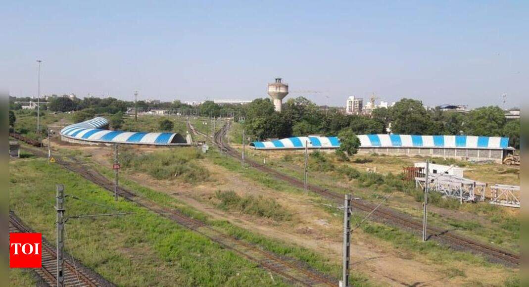 Underbridge built near HSR terminal site | Ahmedabad News - Times of India