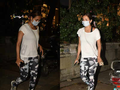 Malaika Arora keeps it casual yet stylish as she steps out in the city