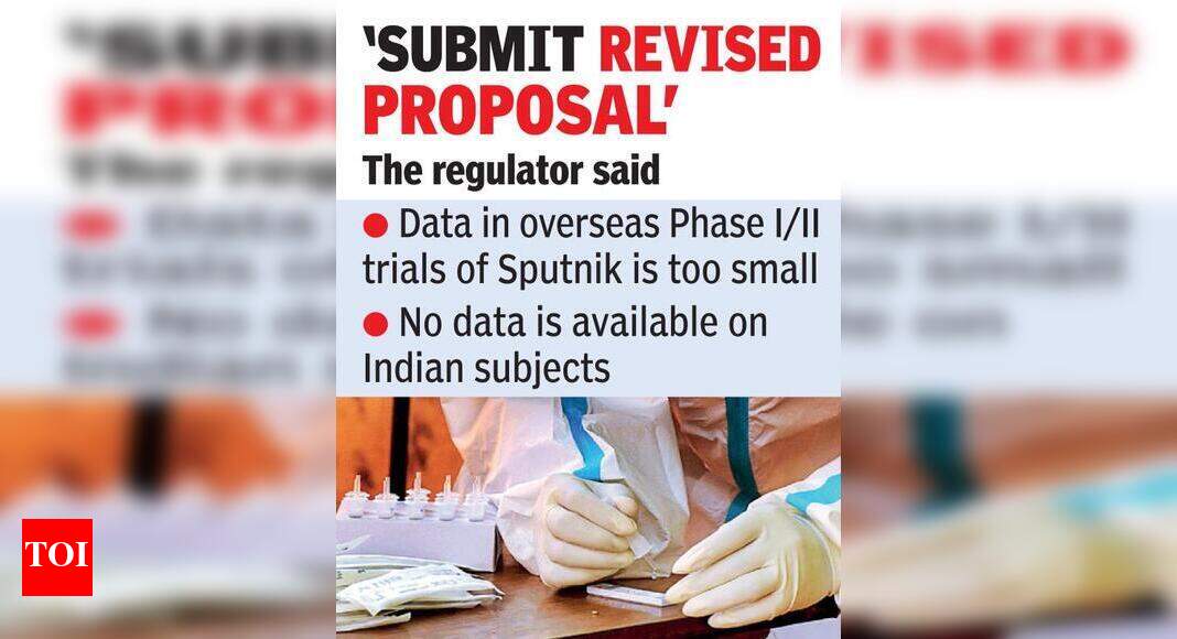 Indian regulator turns down direct Phase III trials of Sputnik V