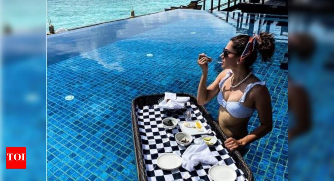 Taapsee pannu sets the temperature soaring with her latest post; reveals how she's prepping up for rashmi rocket while on vacation | hindi movie news 