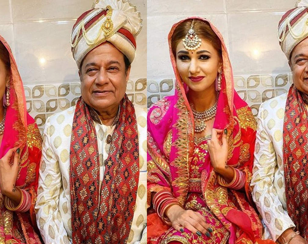 
Jasleen Matharu and Anup Jalota's latest pictures in wedding attire raise eyebrows, fans ask 'Shadi kar liya kya', 'Ye kya hua kab hua?'
