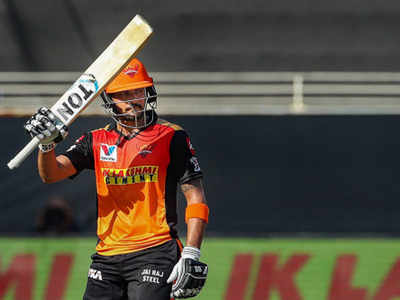 Manish Pandey completes 3,000 runs in IPL | Cricket News - Times of India