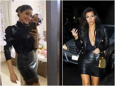 Aishwarya Lekshmi tries to pull off the Kim Kardashian look!