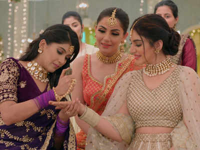 Choti Sardarni actresses Nimrit Kaur Ahluwalia, Drishtii Garewal and Simran Sachdeva are giving us major styling goals with their traditional jewellery