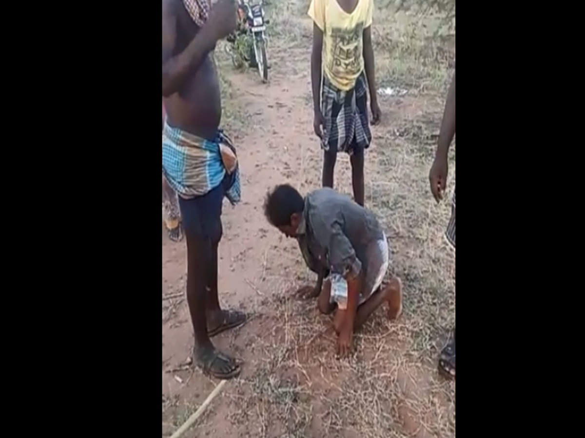 Shocking! Dalit shepherd forced to fall at thevar man’s feet and apologise  in TN