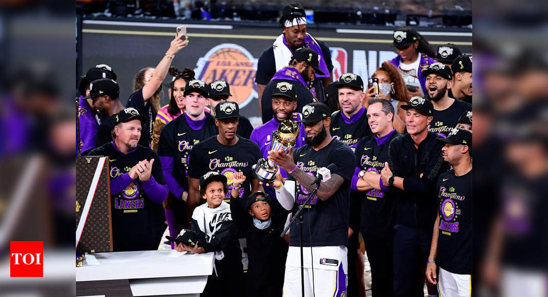 NBA Finals: Lakers beat Miami Heat in Game 6 for 17th title - Los Angeles  Times