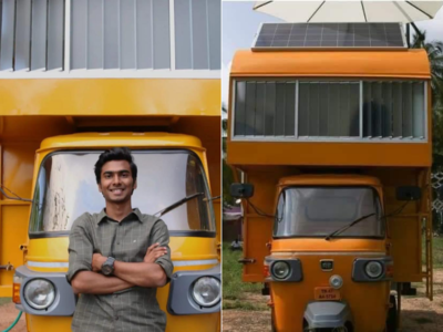 This man builds an entire house on a rickshaw and it costs this much!