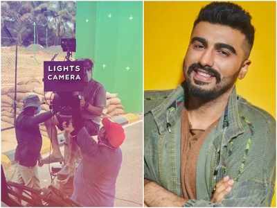 Arjun Kapoor shares a BTS picture from his film's set after resuming shoot post COVID-19 recovery