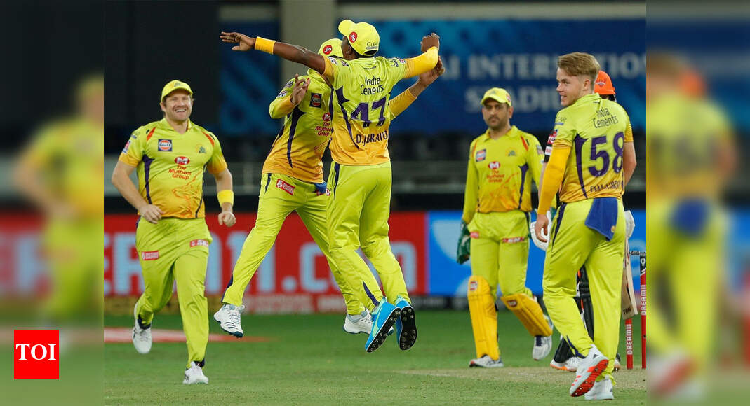 SRH vs CSK Highlights: Chennai Super Kings beat Sunrisers Hyderabad by 20 runs - Times of India