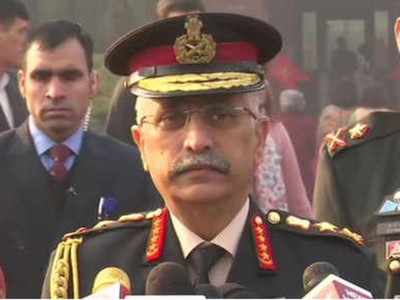 Army Chief General MM Naravane seen wearing Indian Army's new