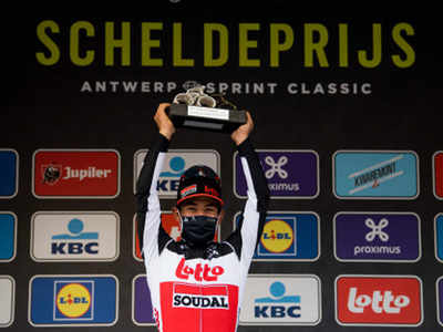 Caleb Ewan wins Belgian GP as Cavendish drops retirement hint