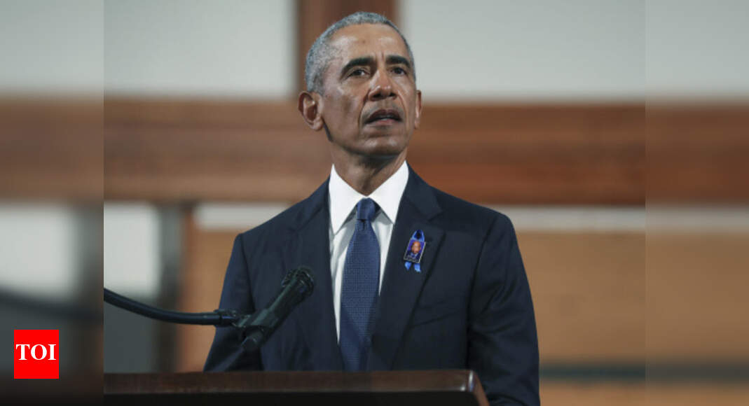 Barack Obama laments inability to eliminate racial bias - Times of India