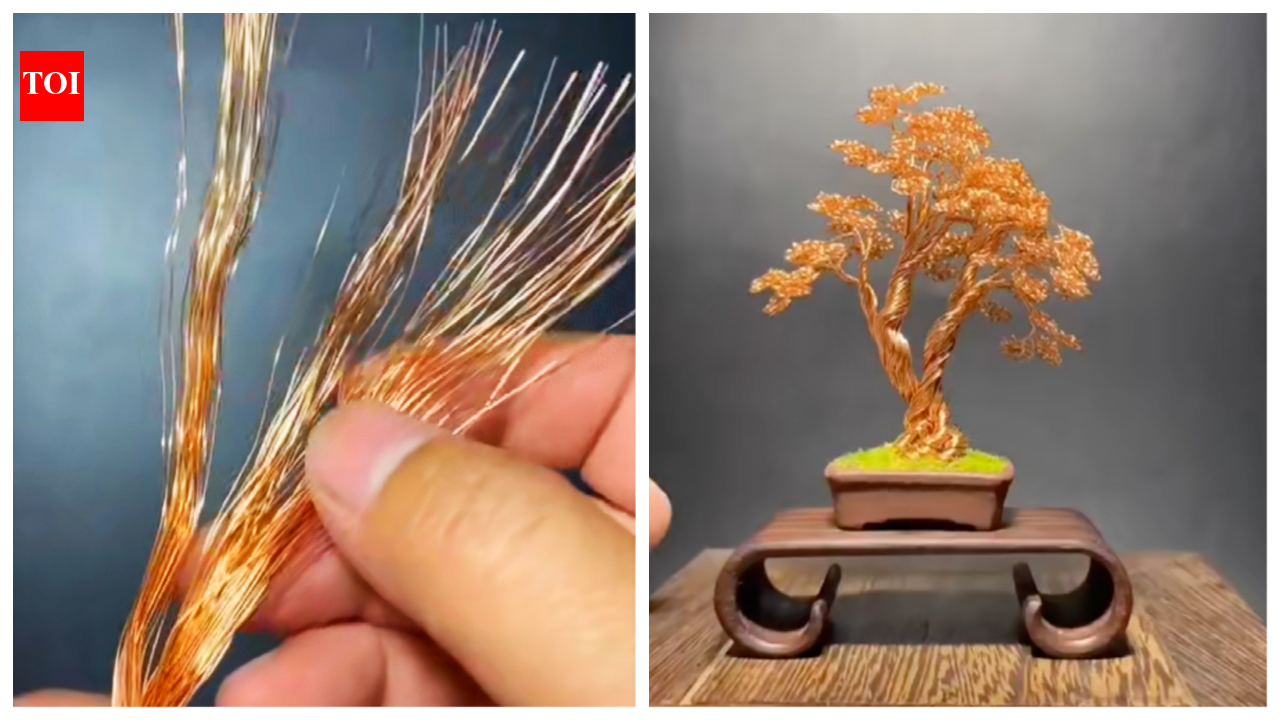 DIY: Make mini copper tree using this simple item