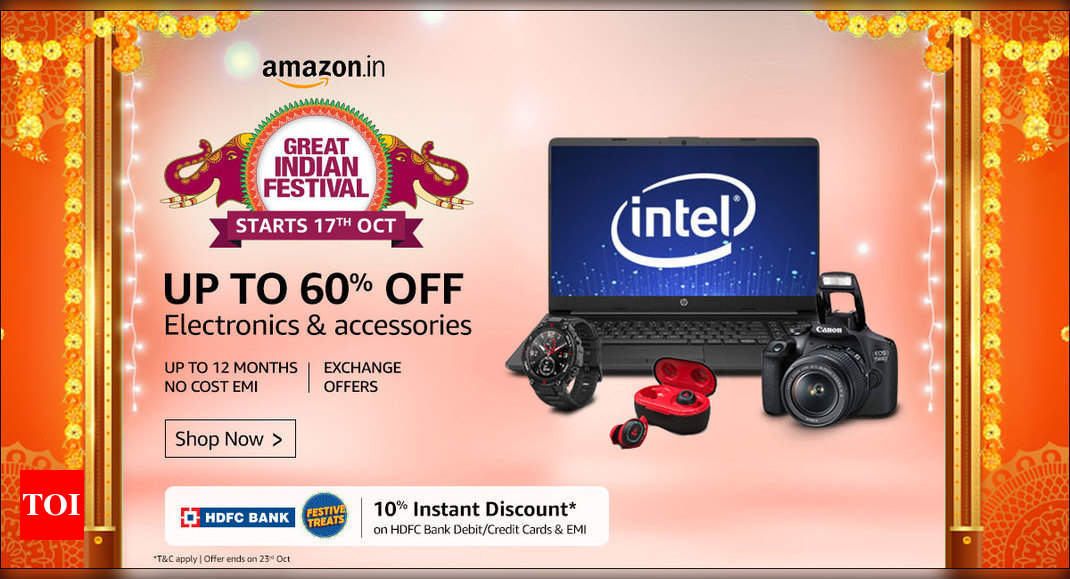 Amazon Great Indian Sale 2020 Get up to 60 Off on Electronics