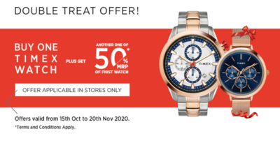 Timex announces offers on flagship watches Times of India