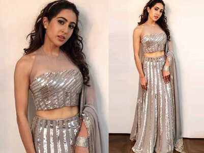How to wear grey shade on the first day of Navratri 2020