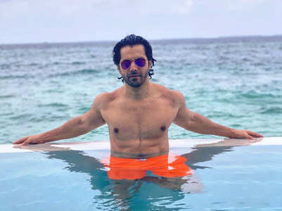 Varun shares a shirtless picture on Instagram