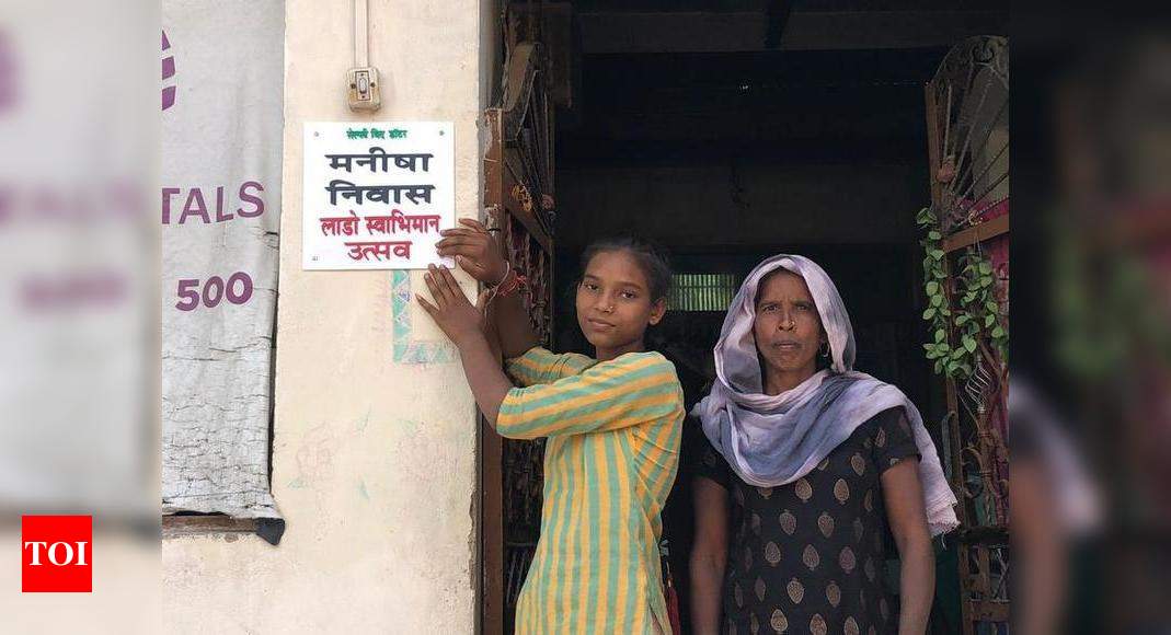 Pics: Only ‘beti’ on nameplates of homes here