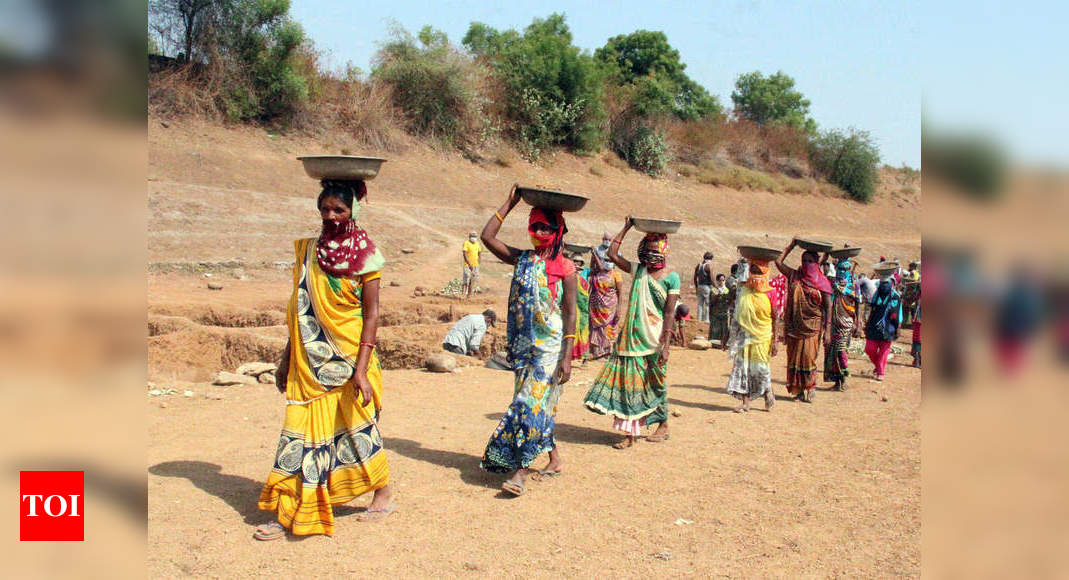 Demand for work under MGNREGA falls