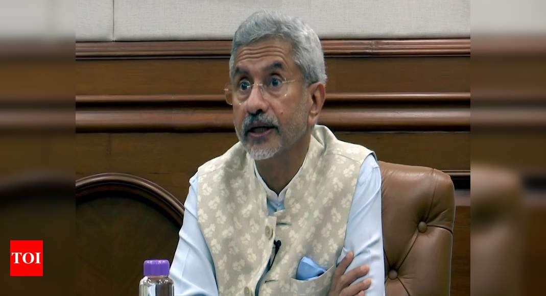 Peace along LAC 'deeply disturbed': Jaishankar