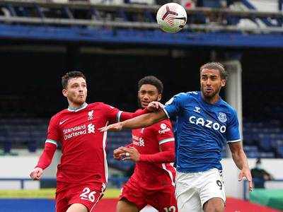 Calvert-Lewin says Everton must look at positives after derby draw