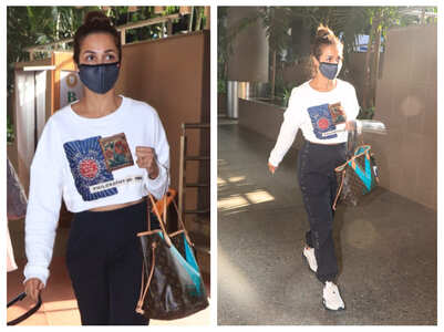 Malaika Arora returns from her Goa vacation