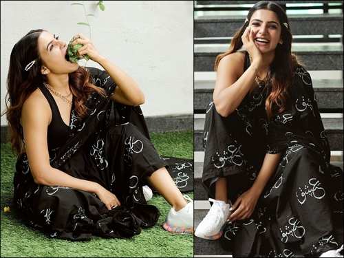 Gorgeous Alert! Samantha Akkineni slips into a bustier top and wrap skirt  for her latest photo-shoot