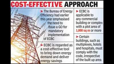 Energy conservation code must for commercial bldgs