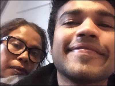 Irrfan Khan’s wife Sutapa Sikdar reunites with son Babil in London; the latter shares a lovely selfie