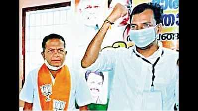 Koothuparamba firing victim Pushpan’s brother joins BJP