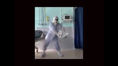 Clad in PPE suit, doctor dances to cheer up Covid-19 patients in Assam, colleague releases video