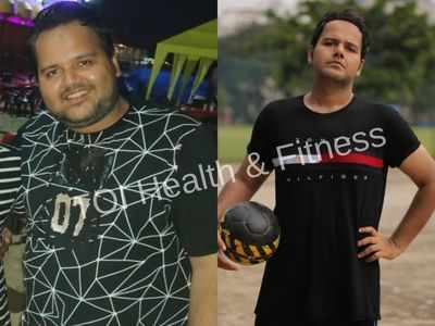 Weight loss: This guy exercised for 2 hours everyday in the lockdown and lost 32 kilos!