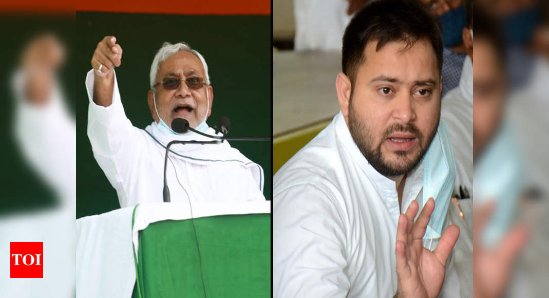 Bihar Polls Nitish Kumar Tejashwi Prasad Yadav Trade Barbs In Rallies Bihar Assembly 9306