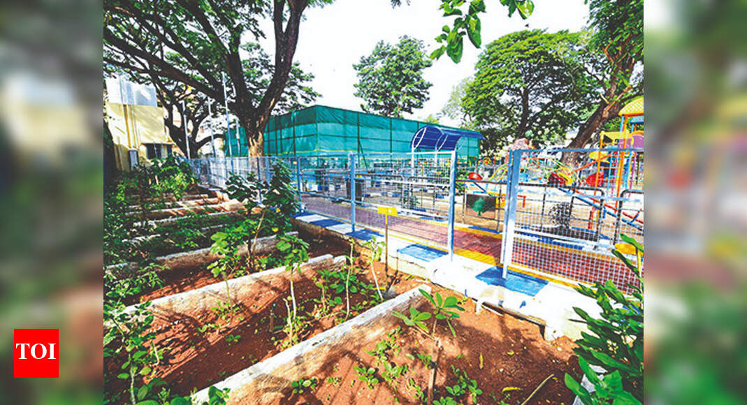 Chennai: Amid concrete jungle at Choolai civic body constructs herbal ...