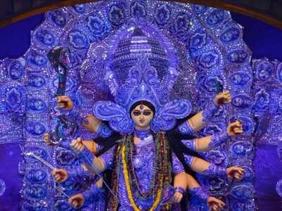 Goddess Katyayani, the sixth form of Durga