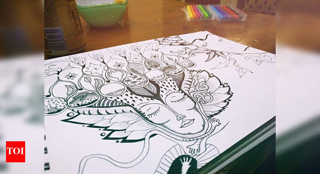 Doodle colouring books that are great for both kids & adults - Times of ...