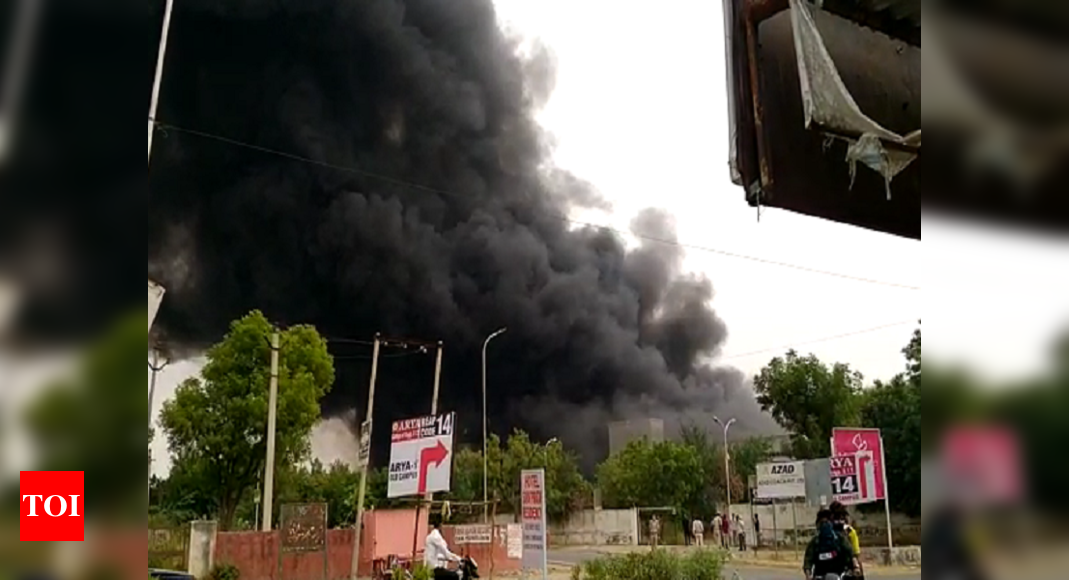 Fire breaks out at Royal Enfield's transit stockyard