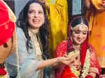 Inside pictures from Kangana Ranaut's brother's wedding celebrations