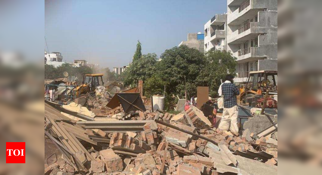 Gurugram: 22 homes among 70 illegal structures razed in Sector 57 ...