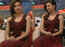 Gauahar Khan just went bold with a marsala colour sari and you can't miss it!