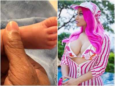 Nicki Minaj shares the first photo of her newborn baby as she celebrates anniversary with husband Kenneth Petty