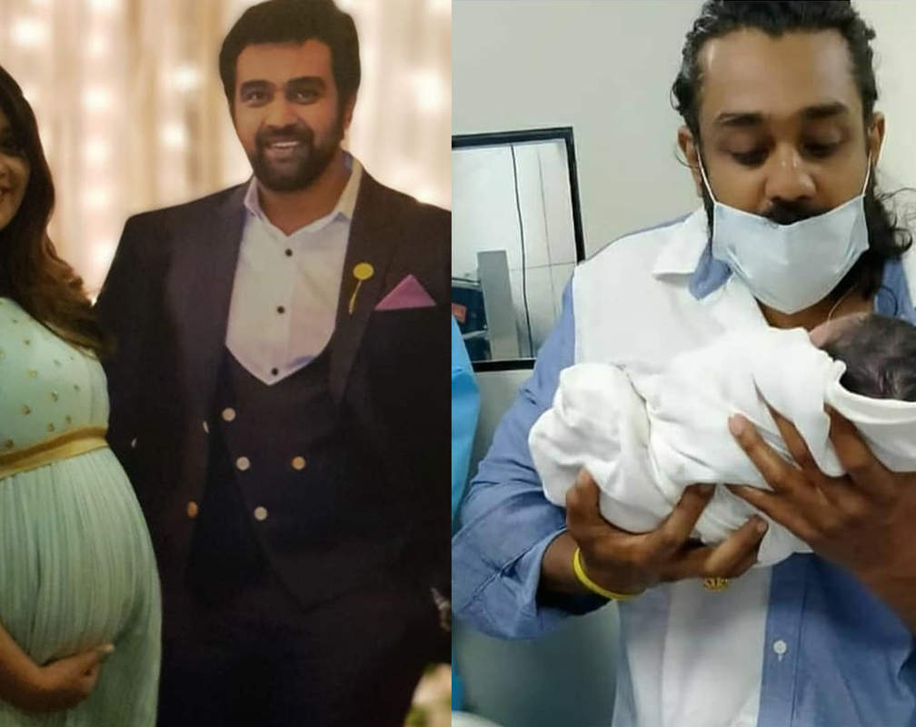 
Late actor Chiranjeevi Sarja's wife Meghana Raj gives birth to a baby boy, pics of actor Dhruva Sarja with his newborn nephew goes viral
