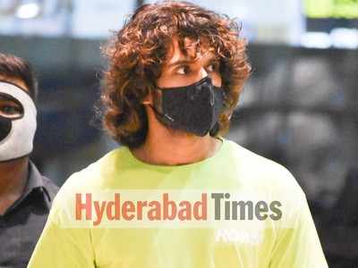 Spotted: The Rowdy of Tollywood Vijay Deverakonda is back in Hyderabad